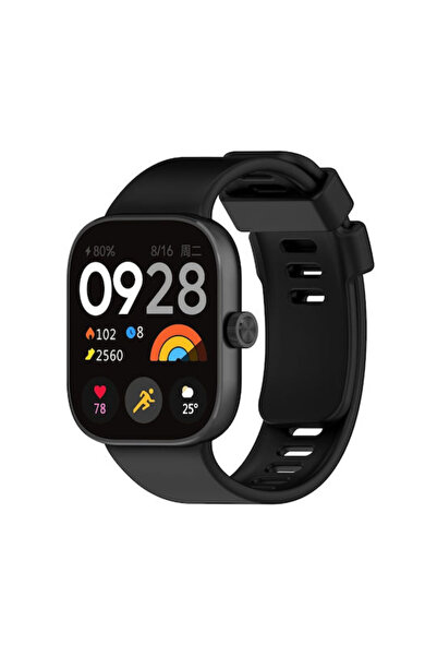 OEM Αθλητικό Λουράκι Σιλικόνης Μαύρο (Redmi Watch 4 / Redmi Watch 5)