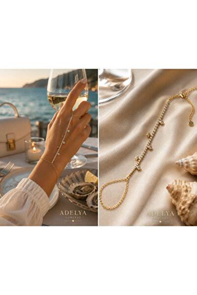 ADELYA CONCEPT Stone Star Detailed Shahmeran Bracelet