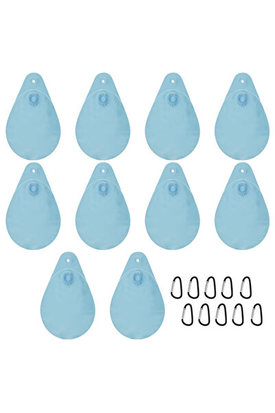 Choice Light blue 10 pieces 10 Pcs Pool Cover Weights with Hooks Leakproof Sw...