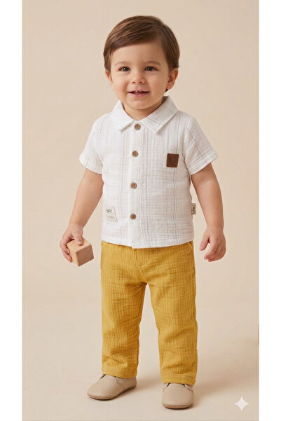 Baray Baby Boy Muslin Set