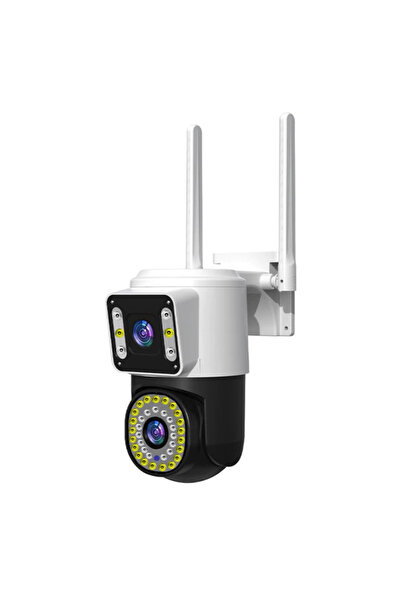 OEM Cameră de supraveghere WiFi 2X2MP, 320 °   rotire, vedere nocturnă, rezis...