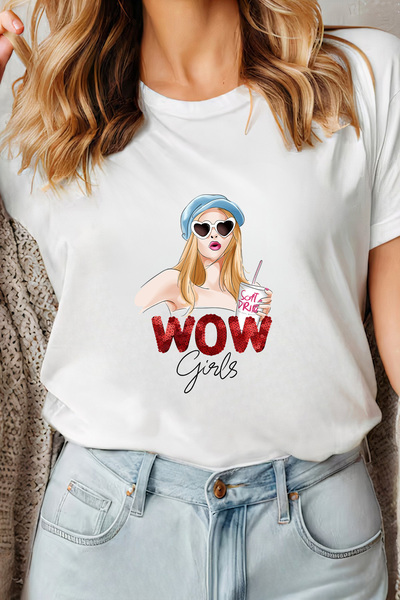 Sarah's Boutique Women's T-shirt – 100% cotton – Wow Girls