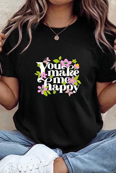 Sarah's Boutique Women's T-shirt – 100% cotton – Make Happy
