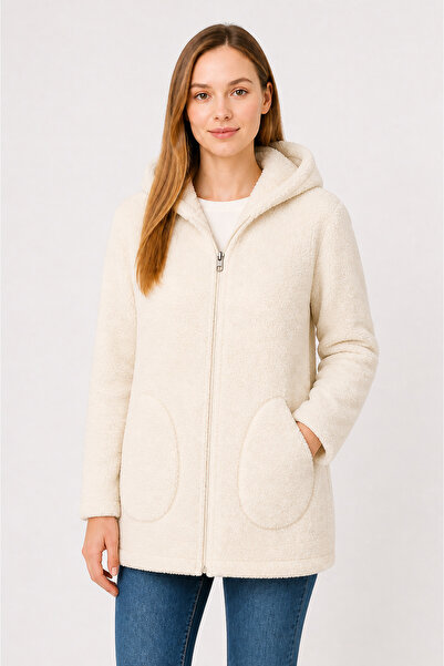 Sweet's Collection Μακρύ Γυναικείο Παλτό Τουνίκ Welsoft Λούτρινο Χιτζάμπ