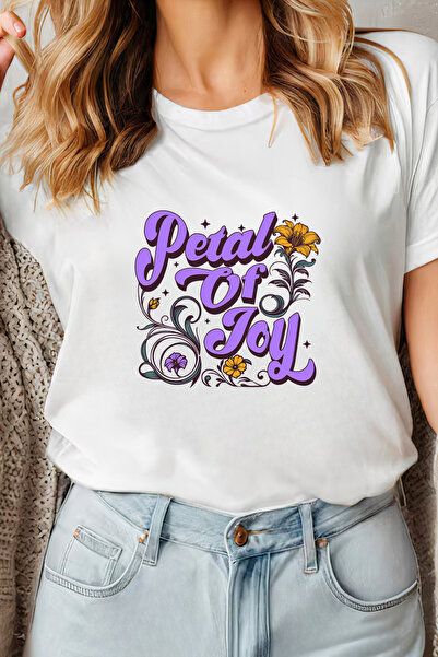 Sarah's Boutique Women's T-shirt – 100% cotton – Petal Joy