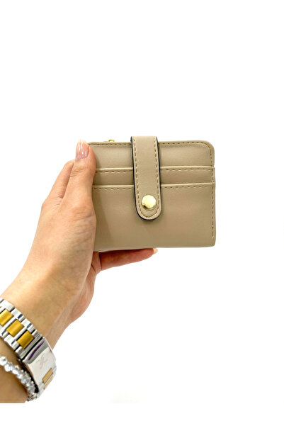 Sanmorris Minimalist Design Snap Fastener Women's Wallet and Card Holder