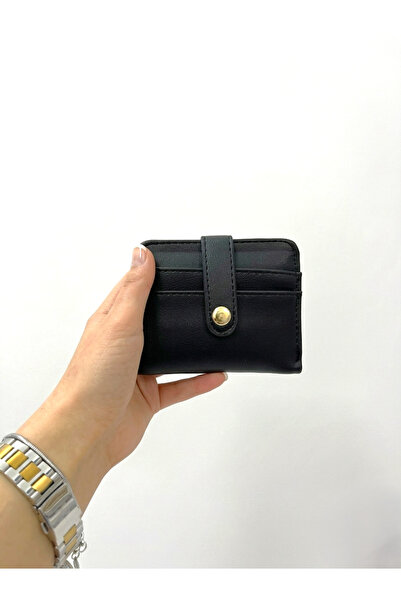 Sanmorris Minimalist Design Snap Fastener Women's Wallet and Card Holder