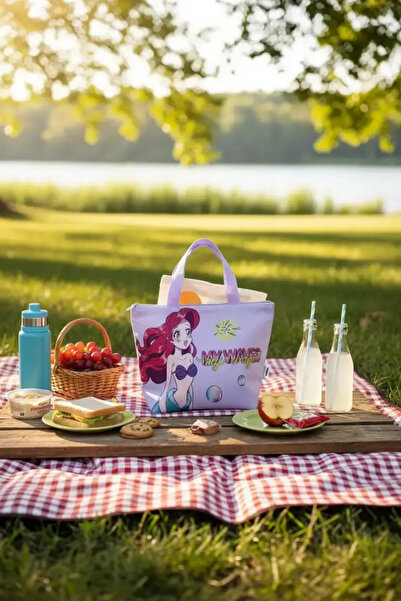 Miniso Disney princess ariel licensed thermal insulated food bag