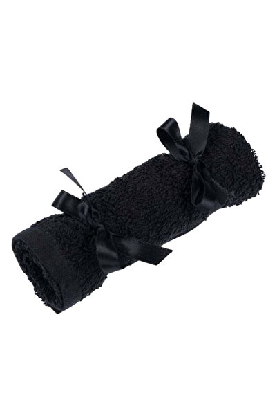 OEM Prosop mic din Bumbac, Negru, Simplu, Absorbant și Moale, 30x30cm