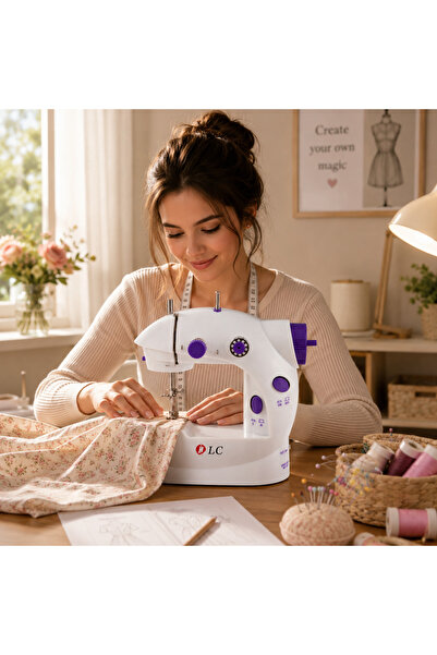 laverahome 6W Multi-Function Mini Electric Sewing Machine Dlc-31021 |