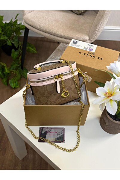 My Coach Shoulder and Hand Bag for Makeup with Accessories