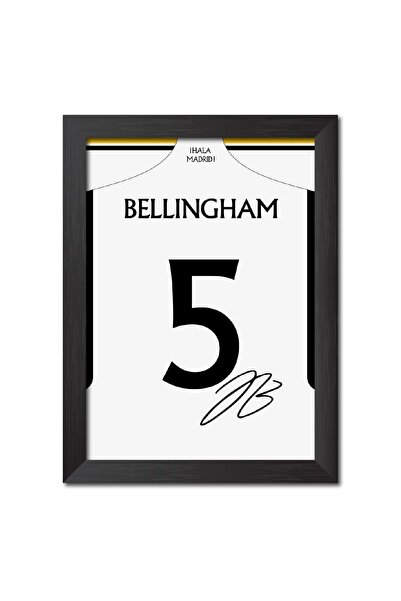 Signtouch Advertising Alayra Jude Bellingham Poster Frame Madrid Jersey Photo...
