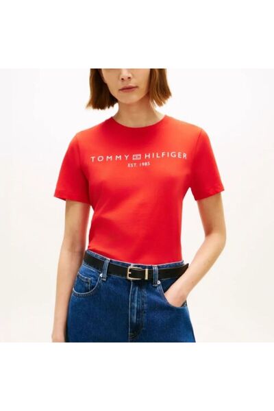 Tommy Hilfiger Tricou REG CORP LOGO C-NK SS