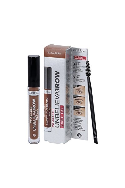 L'Oreal Paris Τζελ Φρυδιών Unbelieva'Brow, Καστανό