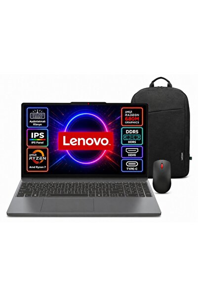 LENOVO Ideapad Slim 3 Amd Ryzen 7 7735HS 16GB 512GB SSD Windows 11 Pro 15.3" ...