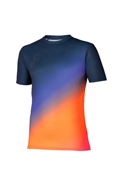 MIZUNO Tricou de alergare pentru bărbați Summer Pack QD FW 2025 - Albastru/Po...