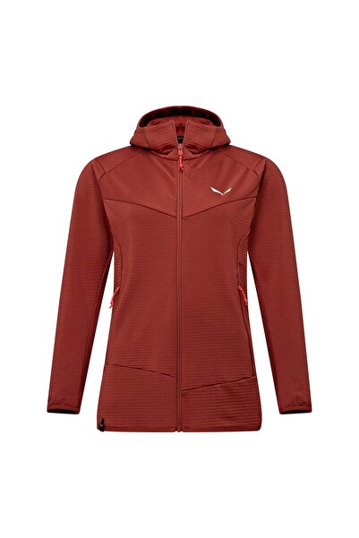 Salewa Дамско трекинг яке от поларфлийс Puez Altavia Polarlite - Светлочервен...