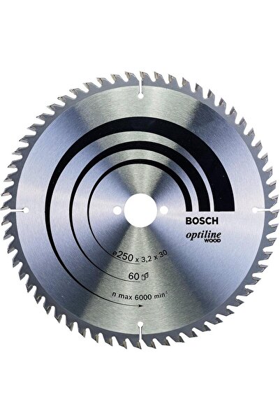 Bosch Δίσκος κοπής ξύλου, 250 x 30 x 3.2 χιλ., 60 δόντια