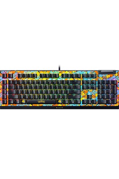RAZER Tastatură mecanică BlackWidow V4 X Pokemon Kanto Starters Edition, Swit...