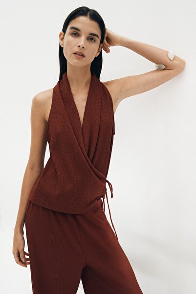 H&M Tekstüre Anvelop Üst