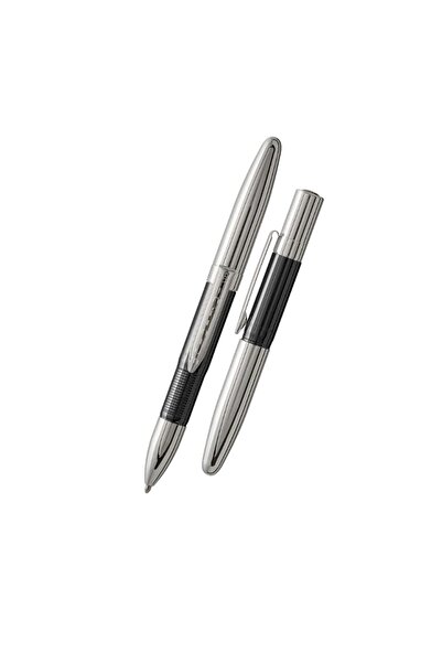 Fisher Space Pen Μαύρο Στυλό Διαστήματος από Νιτρίδιο του Τιτανίου και Χρώμιο...