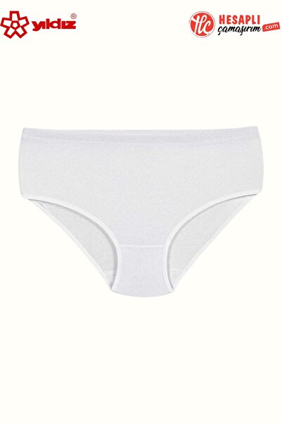 Yıldız Çamaşır 3580 Women's Premium 100% Cotton Ribbed Flexible Comfortable F...