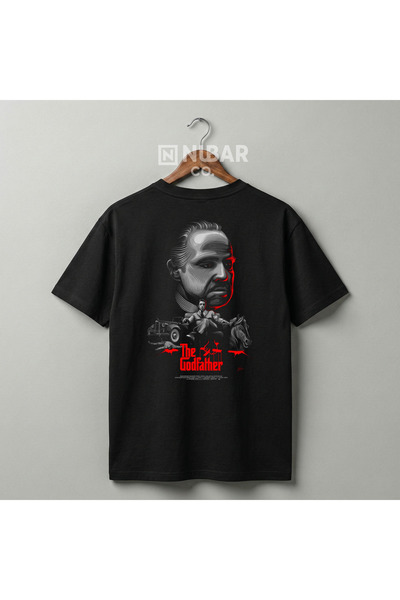 Grafftee Clothing Tricou unisex premium din bumbac 100% cu imprimeu The Godfa...