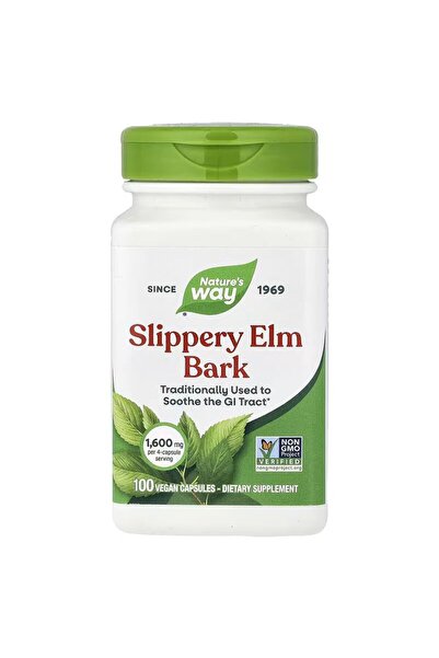 Nature's Way Slippery Elm Bark 100 Caps