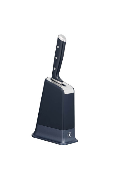 TEFAL Cuțit de bucătar și suport EverSharp Pro K297S244, oțel inoxidabil germ...