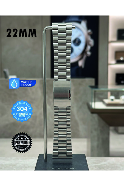 beroo straps 22MM Paslanmaz Çelik Premium Saat Kordonu | Ayarlanabilir Metal ...