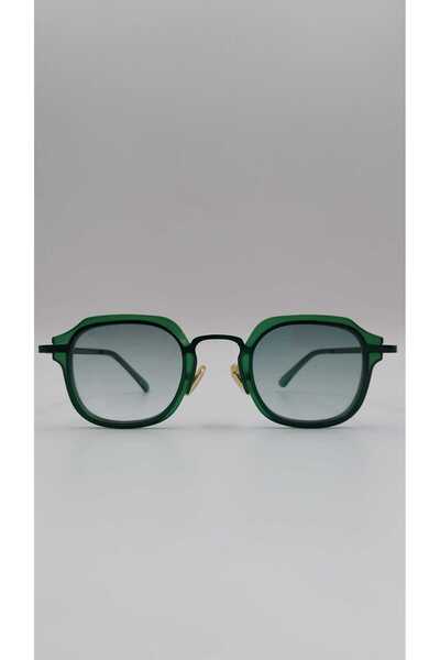 Yaseminli Butik Green Color Square Sunglasses