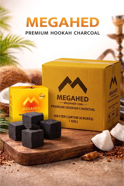 MEGAHED GOLD NARGİLE KÖMÜR 20 ADET 1 KOLİ