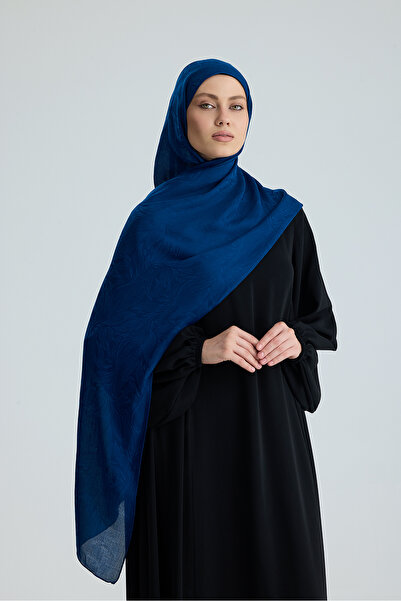 CHALE Floş Pamuk Şal / Lace of Leaves Collection- Berry Lace