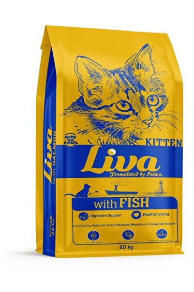 Liva SOMON BALIKLI YAVRU KEDİ MAMASI 20 KG