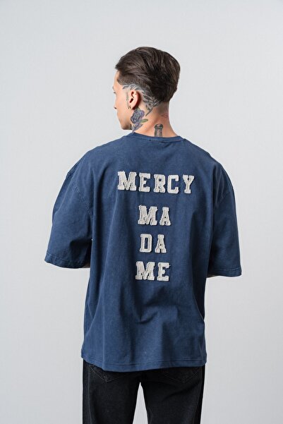 Respire Tricou supradimensionat Mercy, bleumarin