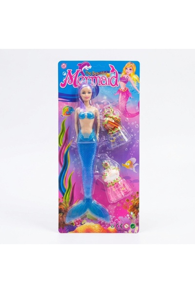 PlayFun Jucărie Păpușă sirenă jucărie The Beautiful Mermaid, coadă Interactiv...