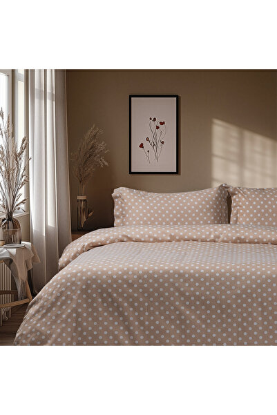 Beauty Home Σετ παπλωματοθήκη μονή Art 10101 Fancy 170×250 Μπεζ