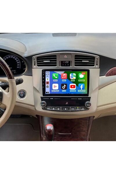 Carplayer شاشة أندرويد لتويوتا أفالون موديل 2011-2012، 6 جيجابايت رام، 128 جي...
