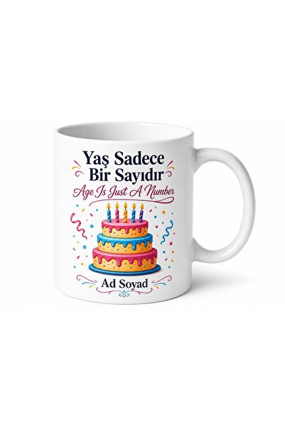Tupya Gift Age Is Just a Number Themed Mug Cup Gift