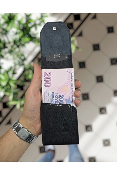 VİSSO 0571 Genuine Leather Legendary Trend Model Multi-Coin Wallet Unisex Car...