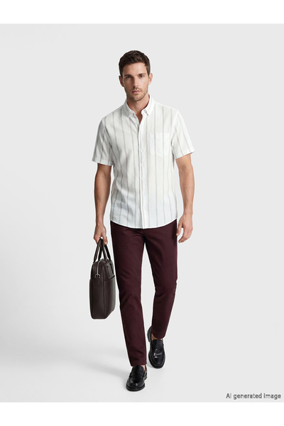 LC Waikiki Regular Fit Striped Men's Shirt