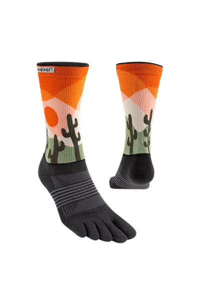 injinji جوارب نسائية متوسطة الوزن من نوع COOLMAX - مقاس XS/S - سنرايز