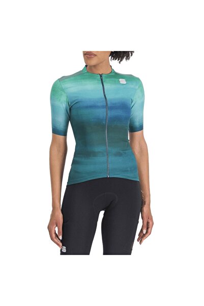 Sportful Tricou de ciclism pentru femei Flow Supergiara-Turcoaz/Albastru-L