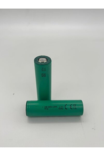 Tenpower Yenilenmiş INR18650-25PG Li-Ion Pil 2500 mAh 3.7V 12C