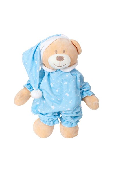 Puffy Friends Ursulet de plus in pijama, Puffy Friends, Albastru, 30 cm