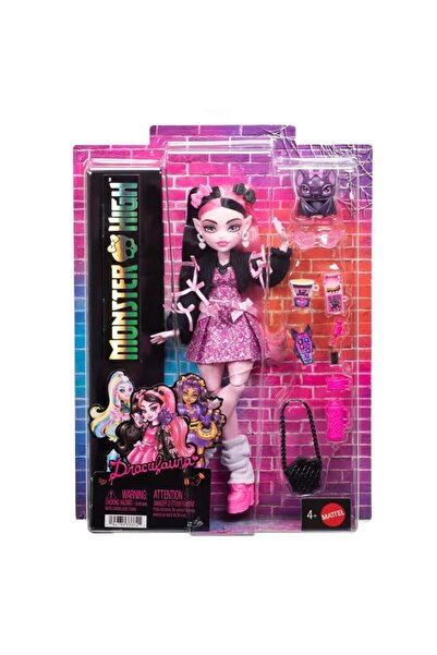MONSTER HIGH Papusa cu animal de companie, Monster High, Draculaura Refresh, ...
