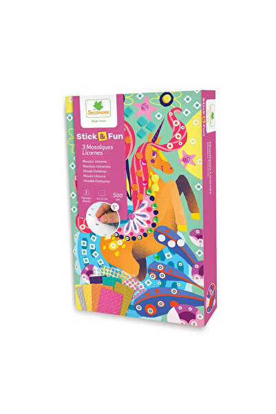 Sycomore Set creativ de mozaic, Unicorni