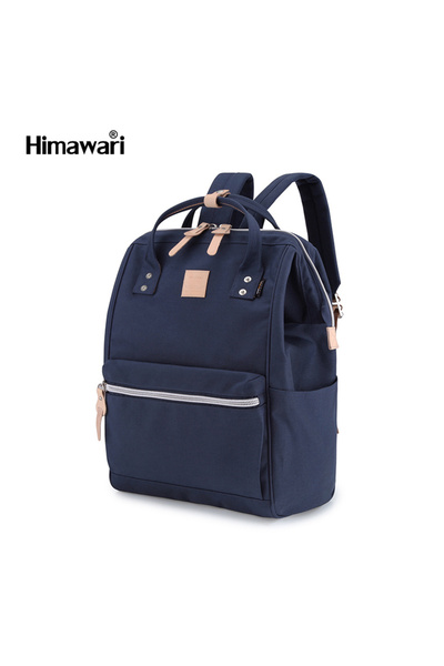 Himawari Un rucsac practic pentru laptop în albastru marin.