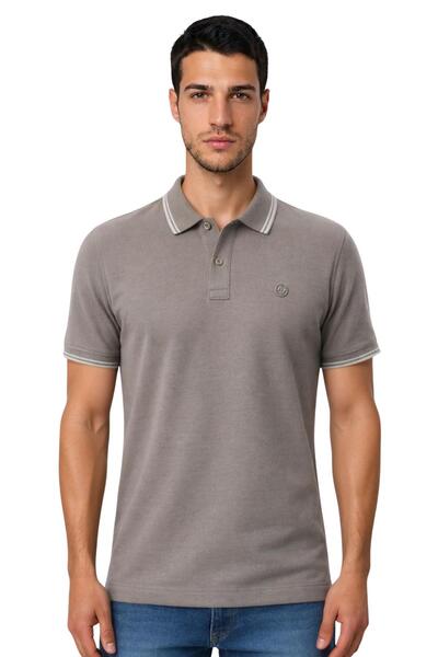 Arma Ar-Ma Men's Polo Collar T-Shirt Unprinted Basic Knitted Fabric Regular F...