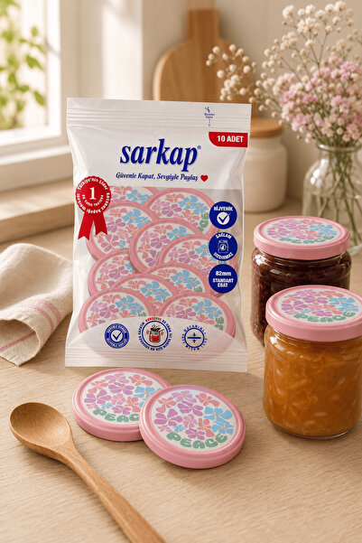 Sarkap Hijyenik Paketli 10'lu 82 mm Kapak - Vibes - Peace